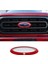 Ford F150 2021 2022 Aksesuarları Için Ön Izgara Orta Logo Amblem Rozet Halkası Kapağı, Kamera Abs Kırmızı (Yurt Dışından) 2