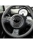Araba Karbon Fiber Direksiyon Kılıfı Çıkartmaları Iç Trim Mini Cooper Clubman R55 R56 Countryman R60 (Yurt Dışından) 3