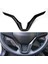 Honda Vezel Için Hr-V Hrv 2015 2016 2017 Araba Direksiyon Paneli Kapak Trim Garnitür Karbon Fiber Payetler (Yurt Dışından) 3