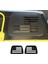 Jeep Wrangler Tj 1997-2006 Için Araba Arka Üç Köşeli Pencere Camı Plaka Dekoratif Panel Kapak Trim Etiket (Yurt Dışından) 2