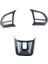 3 Adet/takım Abs Araba Direksiyon Düğme Kapağı Etiket Iç Dekorasyon Mg5 Mg6 Mg Hs Zs Araba Styling Karbon Fiber (Yurt Dışından) 4