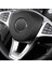 Araba Direksiyon Düğmesi Çerçeve Dekorasyon Kapak Sticlers Trim Mercedes Benz C Sınıfı Için W205 E Sınıfı W213 Glc X253 (Yurt Dışından) 5