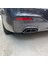 Paslanmaz Çelik Araba Arka Çift Egzoz Susturucu Boru Kapağı Trim Egzoz Susturucu Paneli-Bmw 5 Serisi G30 G31 2017 2018 (Yurt Dışından) 5