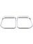 Dikiz Aynası Yağmur Kaş Çerçeve Dekorasyon Kapak Trim Toyota Fj Cruiser 2007-2021 Için Dış Aksesuarlar (Yurt Dışından) 1