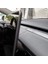 Araba Merkezi Konsol Pano Paneli Wrap Koruyucu Kapak Aksesuarları Tesla Model 3 Y Siyah Için Abs Karbon Fiber Tarzı (Yurt Dışından) 5