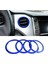 A/c Havalandırma Halkası Dekorasyon Kapakları 2014-2021 Toyota Tundra A/c Çıkış Havalandırma Aksesuarları Kırmızı (Yurt Dışından) 2