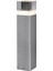 Endura Style Crystal 4.5W 3000K 400LM IP44 Sarı Işık Paslanmaz Çelik Inox Direk Dış Mekan Aplik 2