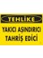 Tehlike Yakıcı Aşındırıcı Tahriş Edici Uyarı Levhası 25X35 KOD:773 1