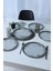 Vintage Mist Skackable Servis Tabağı 27 cm 6 Adet 21778 4
