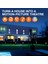 Endura Style Solar Wall Sensor Double Crircle 6W 3000K 400LM IP44 Sarı Işık Alüminyum Mlz. Güneş Enerjili Dış Mekan Aplik 4