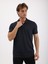 Erkek Regular Fit Polo Yaka Waffle Basic Tişört 1