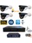 4 Kameralı 4mp 6 Atom LED H.265 Ip Güvenlik Seti - ST001042 1