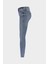 Judy Açık Mavi Yüksek Bel Patı Fermuarlı Skinny Jean Pantolon C 4521-266 4