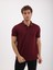 Erkek Regular Fit Polo Yaka Waffle Basic Tişört 4