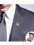 Atatürk Büstü Yaka Rozeti (Gold) Şık Kutulu 5'li 1