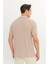 AC&Co / Altınyıldız Classics Erkek Çekmeyen Pamuklu Kumaş Regular Fit Rahat Kesim Vizon Kıvrılmaz Polo Yaka Cepli Tişört 5