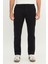 Slim Fit Dar Kesim Normal Bel Dar Paça Siyah Chino Pantolon 3