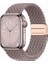 Apple Watch 10 46MM Hasır Örgü Tasarım KRD134 Kordon 1