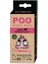 Poo %100 Recycled Dışkı Poşeti Gül Kokulu 4X15 Yaprak 1