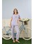Yuvarlak Yaka Kısa Kol Pijama Takımı - 7310-16 1
