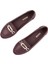 Hakiki Deri Tokalı Kadın Loafer DG6045 2