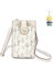 Tatlı Bayan Para Çanta Omuz Crossbody Çanta Baskılı Cep Telefonu Çantası Kadın Cüzdanı (Yurt Dışından) 1