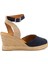 Dolgu Topuk Espadril Sandalet DG6038 5