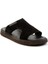 Siyah Leather Erkek Terlik E04801043002 2