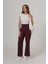 Duble Paça Pantolon - Bordo 1