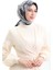 Karaca Rayon Eşarp 81050-11 Krem Gri 1