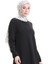 Kol Ucu Lastikli Mevsimlik Tunik 8753-01A Siyah 4