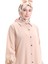 Düğmeli Uzun Tunik Pantolon Ikili Takım 0089-09 Vizon 4