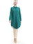 Düğmeli Viskon Tunik 6116-11 Zümrüt Yeşili 1