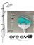 SH640 Tepe Duş Sistemi Krom Oval 4