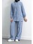 5027 Ceketli Pant. Takım - Mavi 3