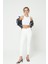 Naomi Beyaz Normal Bel Fermuarlı Skinny Fit Jean Pantolon C 4526-050 1