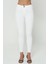 Naomi Beyaz Normal Bel Fermuarlı Skinny Fit Jean Pantolon C 4526-050 2