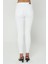 Naomi Beyaz Normal Bel Fermuarlı Skinny Fit Jean Pantolon C 4526-050 4