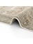 Venedik Krem Vizon Halı Soyut Geometrik Desenli Makine Dokuması Modern Oturma Odası Salon Halısı 6