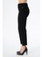 Elıza Cropped Siyah Paçası Kesikli Straight Fit Fermuarlı Jean Pantolon C 4518-071 3