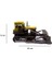 Dekoratif Metal Buldozer C1588 1