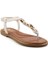 Beyaz Kadın Sandalet K05823120609 2