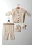 Çocuksan Unisex Örgülü Triko Bebek Takım - Çocuksan - Takım - Bej - 6-9 Ay - CS2023000059-4082 1