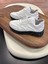 1075 Beyaz Siyah Tabanlı Hakiki Deri Erkek Sneakers - Erkek Spor Ayakkabı 2