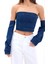 7357 Kot Crop-Mavi 2