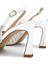 Kadın Vegan Beyaz Sedef Topuklu Ayakkabı 1065 1011 Bn Ayk Y25 Beyaz Sedef 5