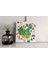 Kanvas Çin Haritası Renkli Illüstrasyonlu - Ev ve Ofis Dekorasyonu - Coğrafya Dekorasyonu 40X35 cm 1