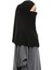 Hazır Türban Peçeli Pratik Eşarp Tesettür Nikaplı Hijab - Namaz Örtüsü Sufle (Xl) - Siyah 6