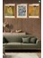 Ünlü Ressam Gustav Klimt 3' Lü Set, Çerçeve Görünümlü Modern Mdf Tablo 1