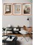 Minimal Style 3'lü Set Çerçeve Görünümlü Modern Mdf Tablo 2
